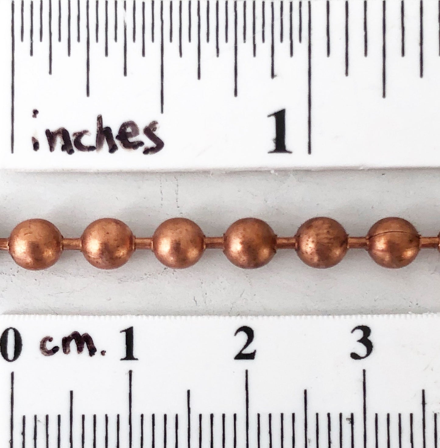 6mm Oversized Copper Ball Chain Necklace – Strong Solid Copper, Custom Length