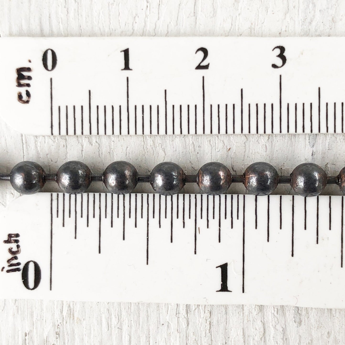 4.5mm Oxidized Copper Ball Chain Necklace – Large, Chunky, Heavy, Custom Length