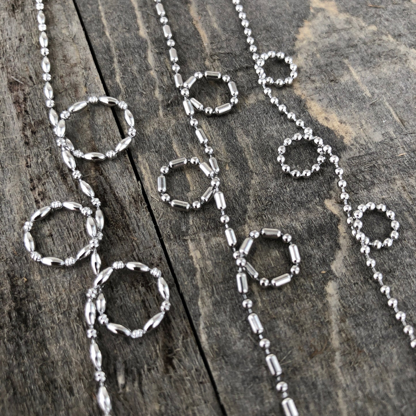 Skinny Stainless Steel Ball Chain Bracelet or Anklet – 1.5mm, Minimalist, Custom Length