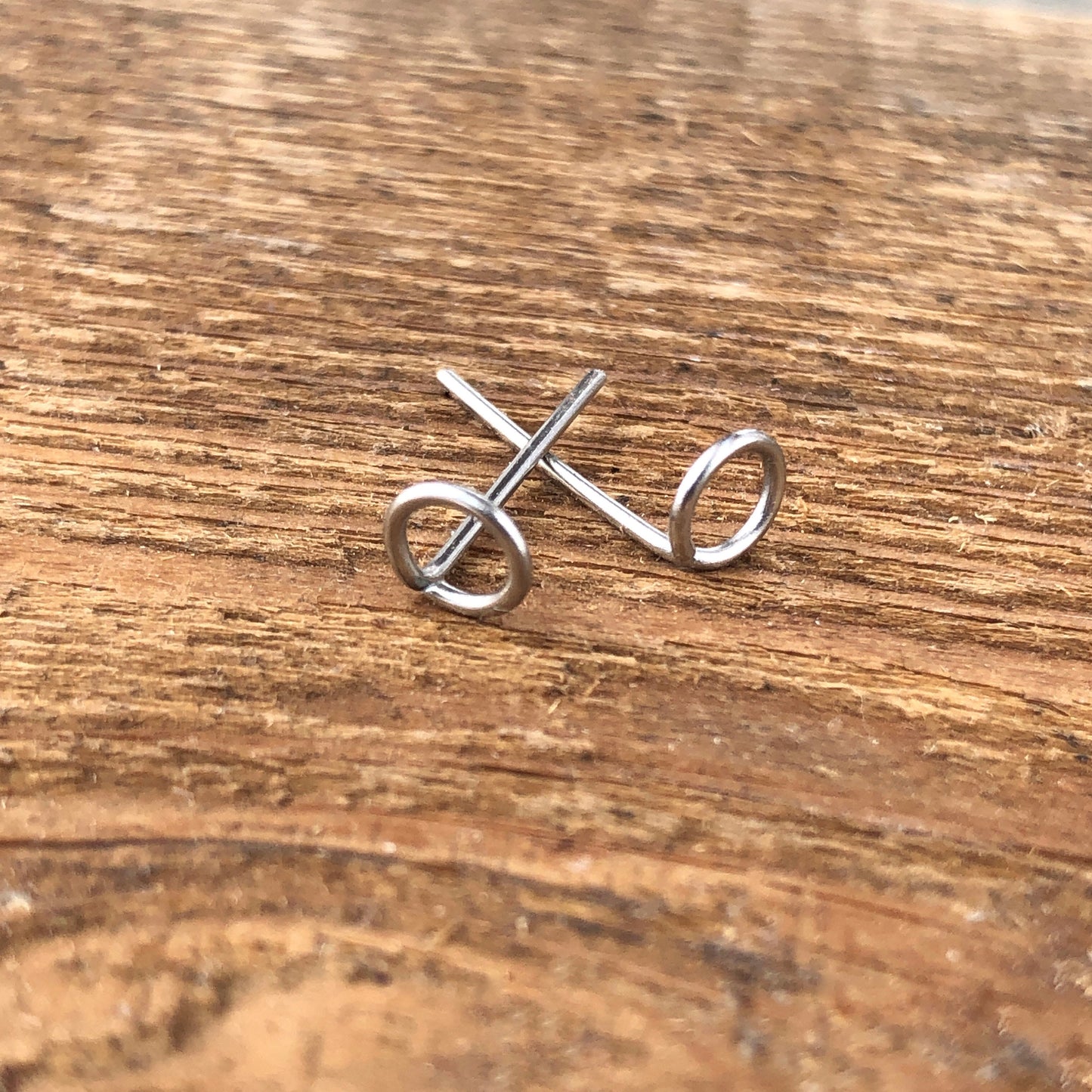 Circle Studs, Stainless Steel