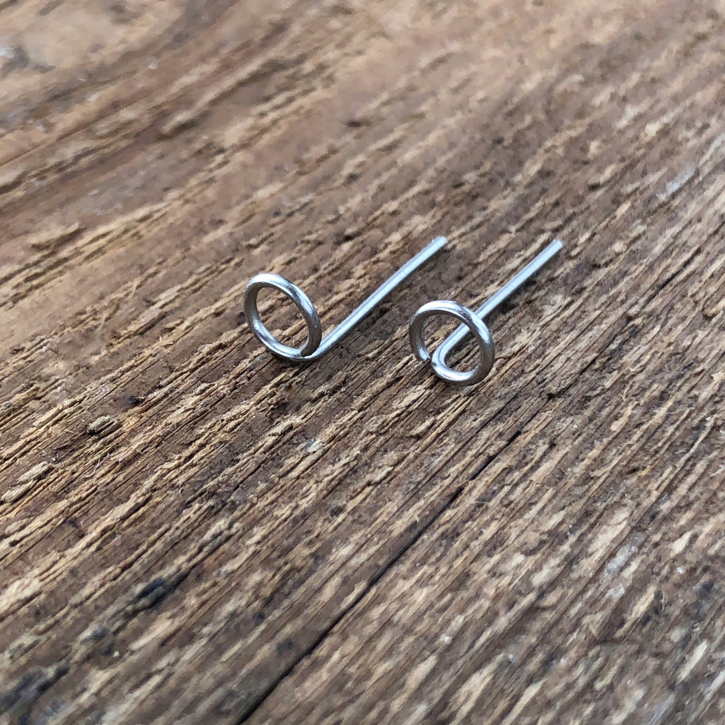 Circle Studs, Stainless Steel