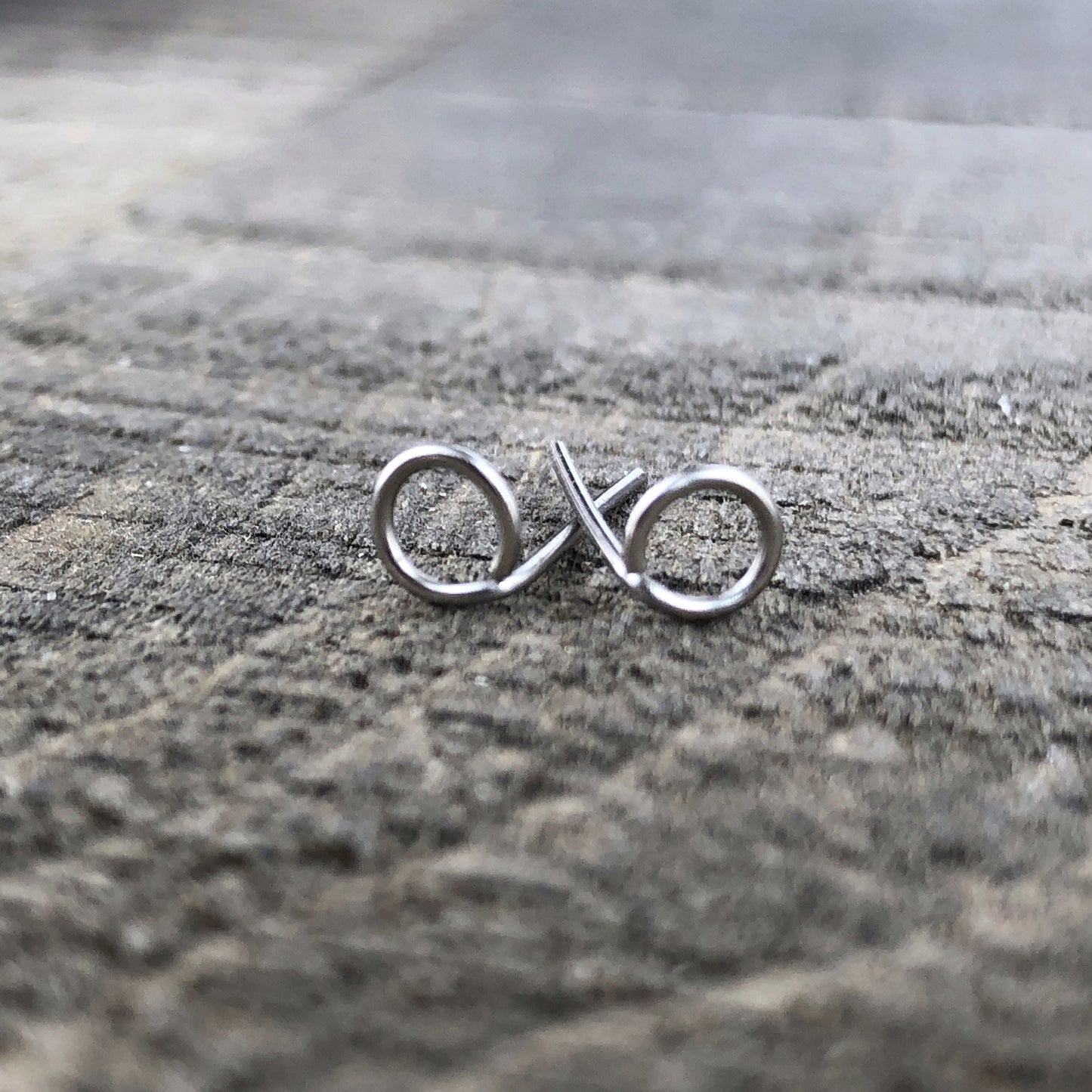 Circle Studs, Stainless Steel