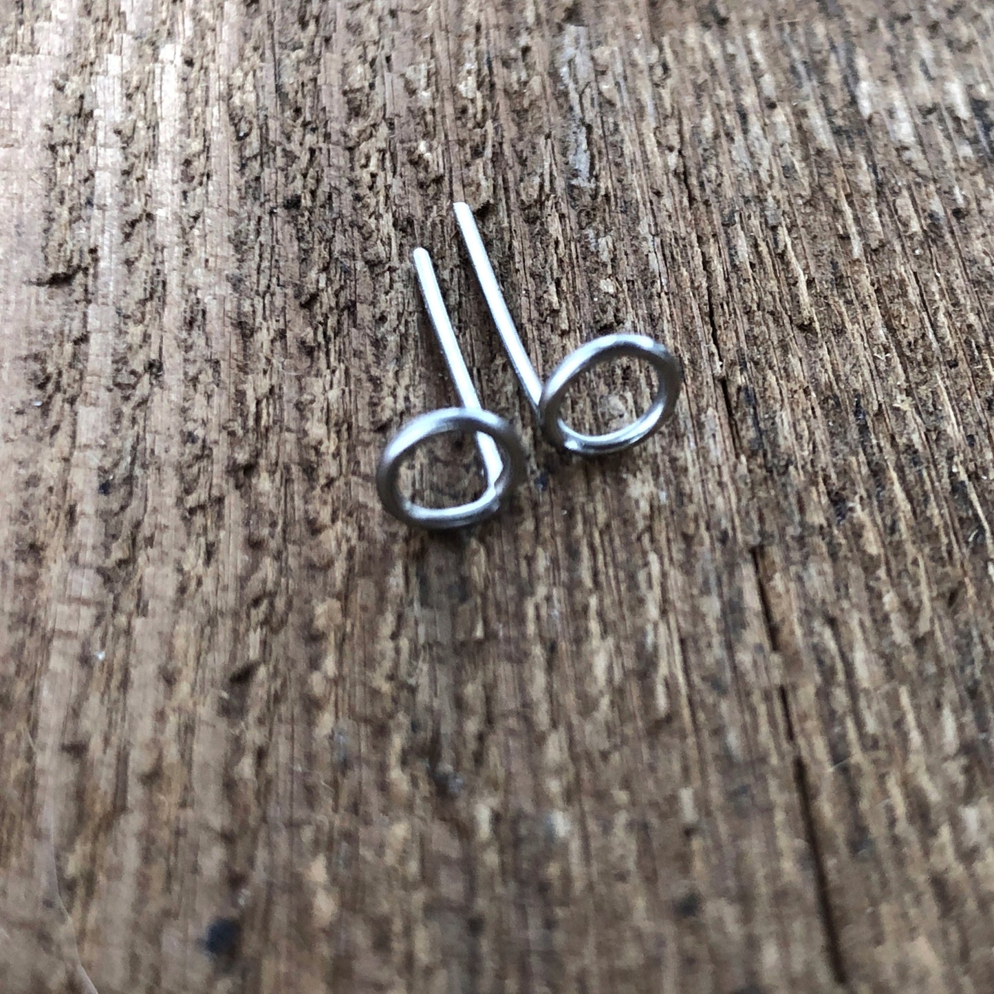Circle Studs, Stainless Steel