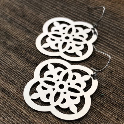 Quatrefoil Celtic-Inspired Earrings