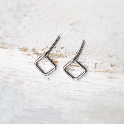 Square Studs, Stainless Steel