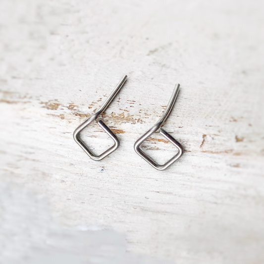 Square Studs, Stainless Steel
