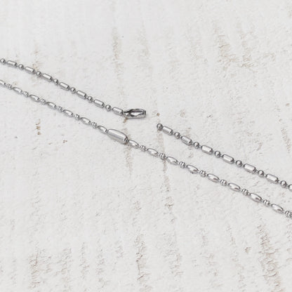 Skinny Stainless Steel Ball Chain Bracelet or Anklet – 1.5mm, Minimalist, Custom Length