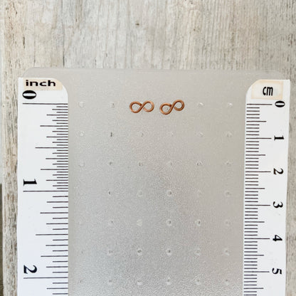 Copper Infinity Studs