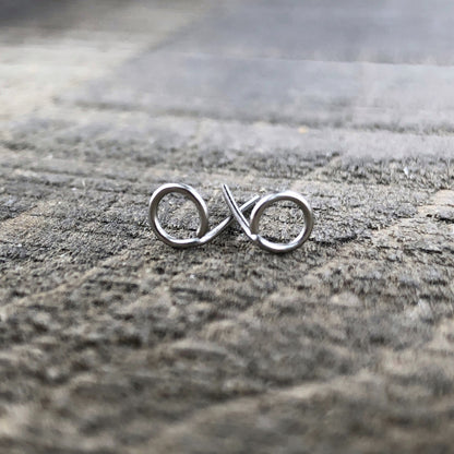 Circle Studs, Stainless Steel