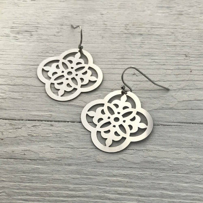 Quatrefoil Celtic-Inspired Earrings